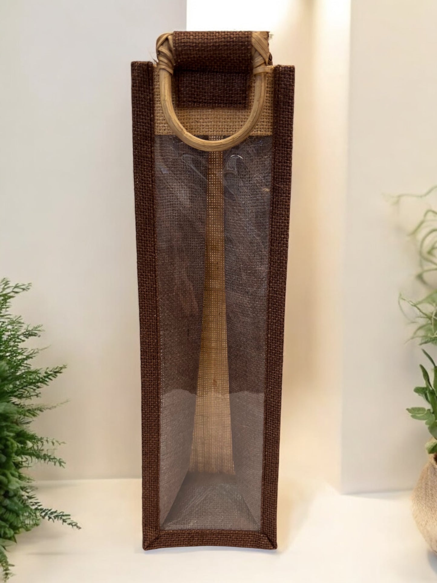 Jute Wine Bottle Bag